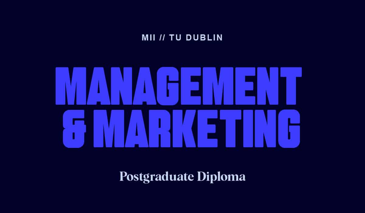 Postgraduate Diploma in Marketing & Management