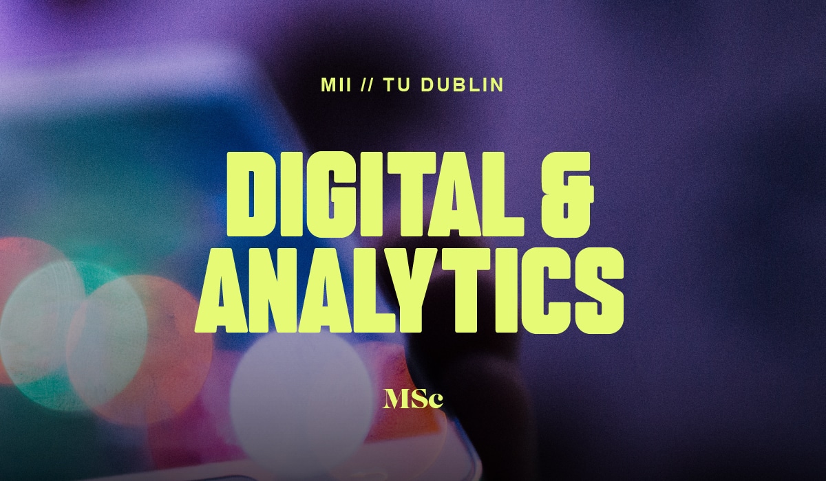 Open Lecture : MSc Digital Marketing & Analytics