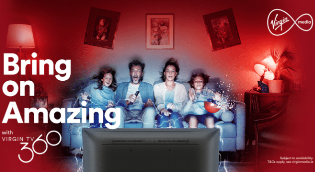 Virgin Media to ‘Bring On Amazing’ with major integrated marketing campaign to launch new Virgin TV 360 Platform