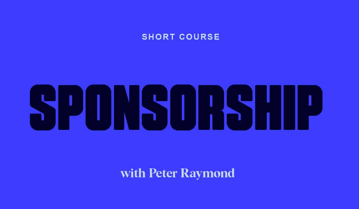 How to Get to Grips with Sponsorship