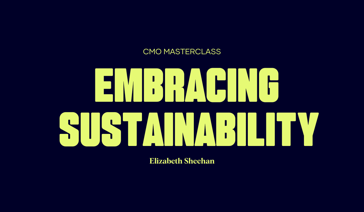 Masterclass: Embracing Sustainability